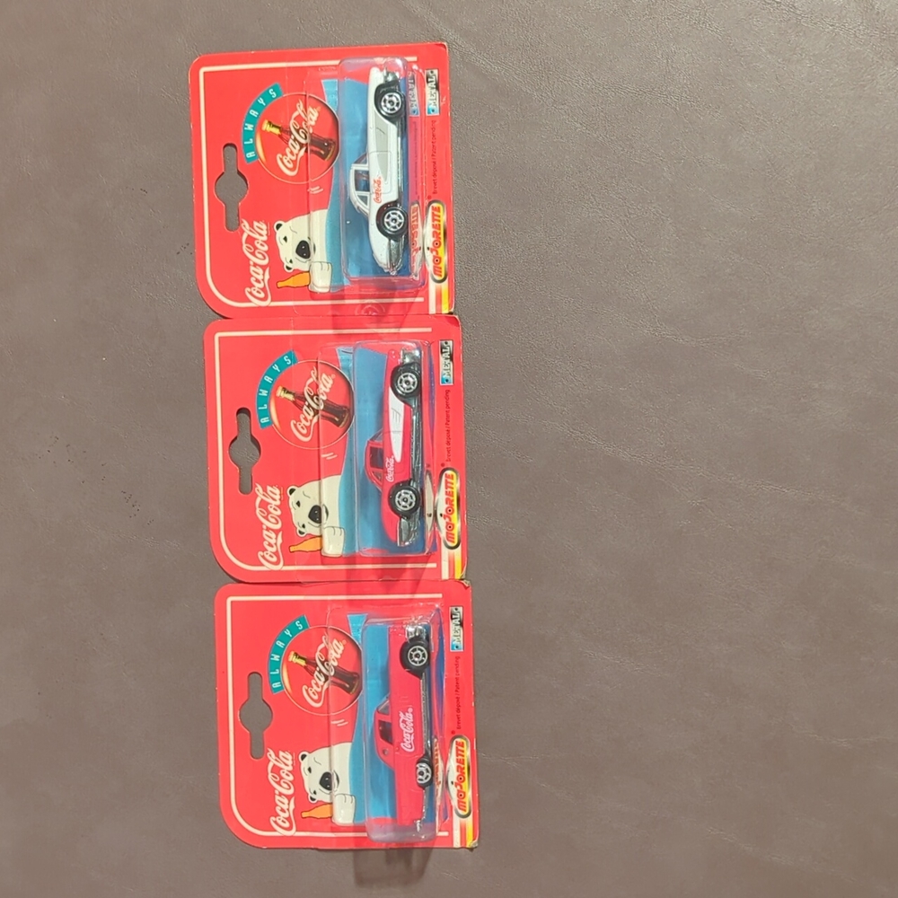 1997 Majorette Coca Cola Coke collectible cars Corvettes T Bird